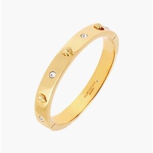 🔹️KURT GEIGER🔹️ LONDON  gold  Eagle Crystal hinge Stud Bangle Bracelet